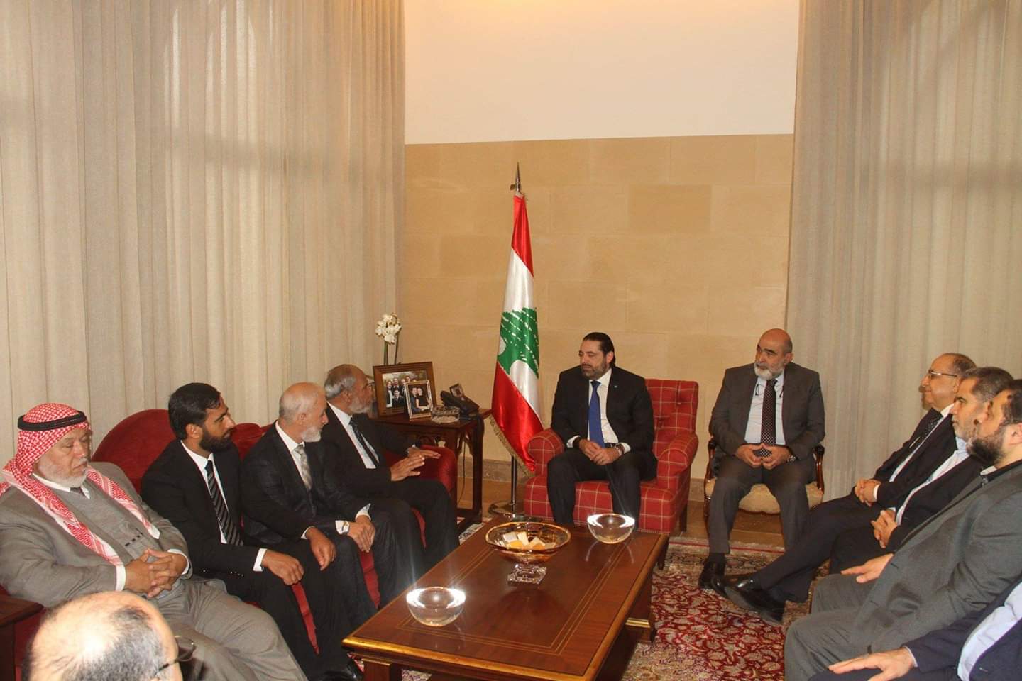 وفد برلماني فلسطيني ينهي زيارته للبنان