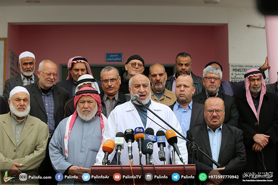 علماء فلسطين يطالبون السلطة بإمداد مشافي غزة باحتياجاتها