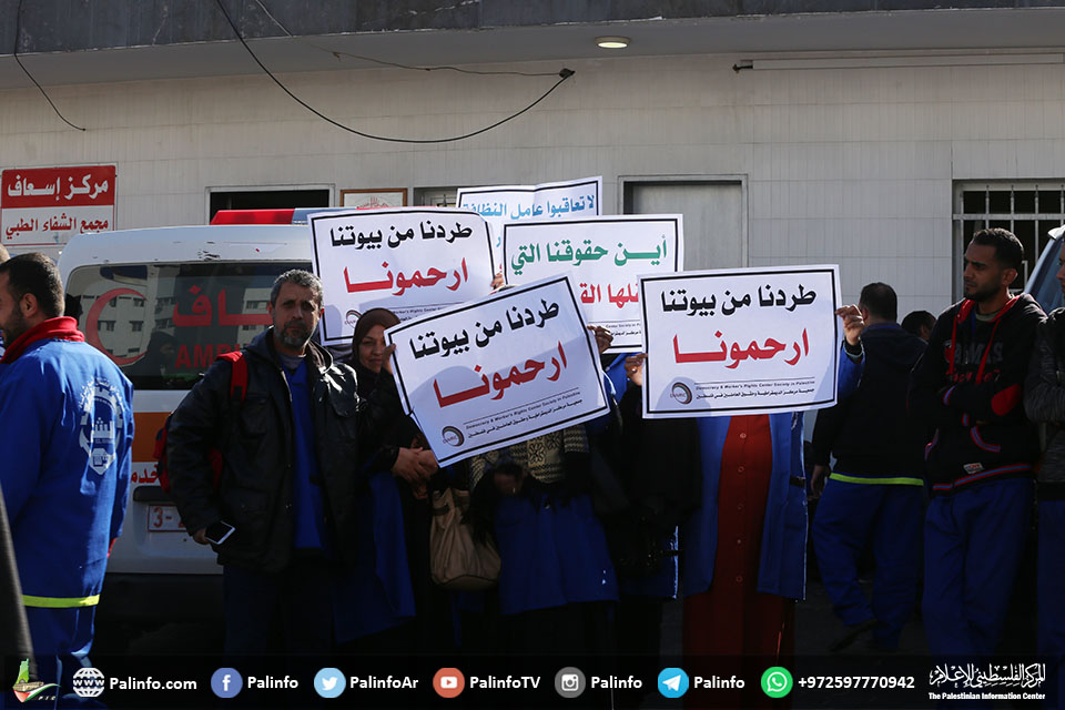 أزمة إضراب شركات النظافة بمشافي غزة مستمرة