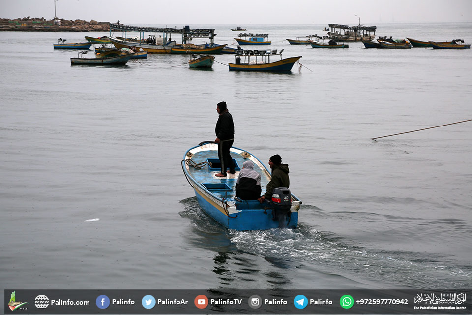 ميناء غزة صباح الاثنين