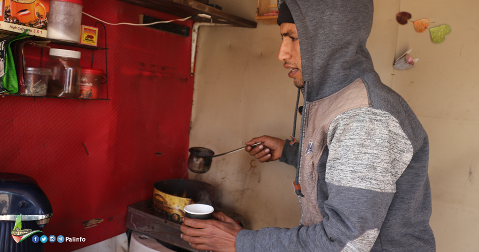 كوب قهوة يشفي أحزان أربعة مرضى أورام بغزة!