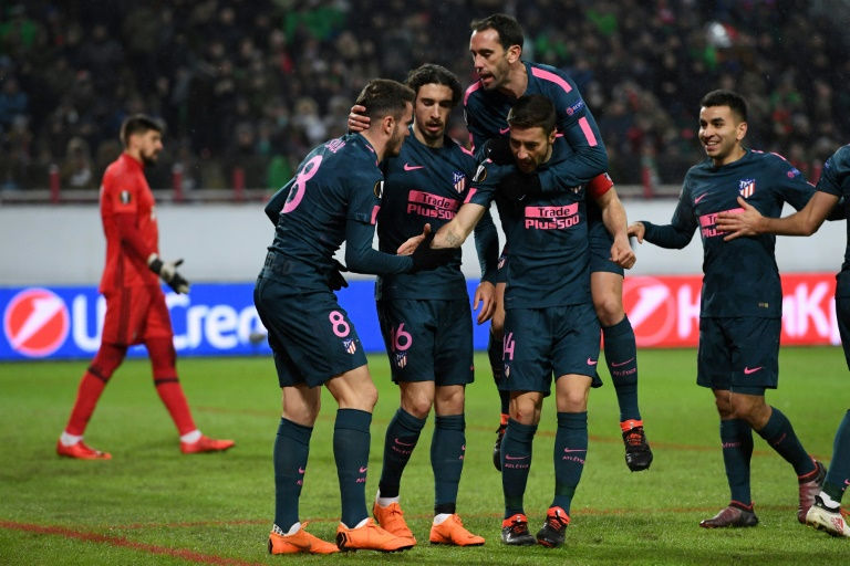 أتلتيكو مدريد أول المتأهلين لربع نهائي الدوري الأوروبي