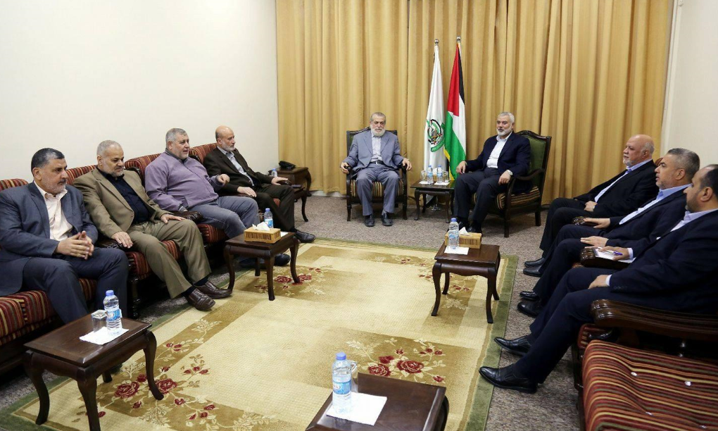 هنية يناقش التطورات الفلسطينية مع قيادة الجهاد الإسلامي