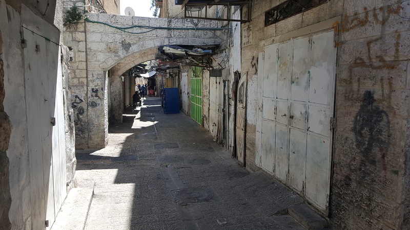 حارة باب حطة.. الاحتلال يستهدف سياج الأقصى