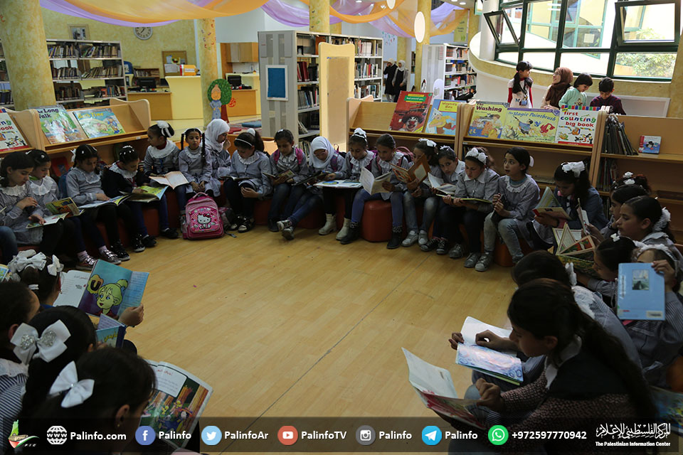 فعاليات يوم القراءة الوطني في مركز الطفل بغزة
