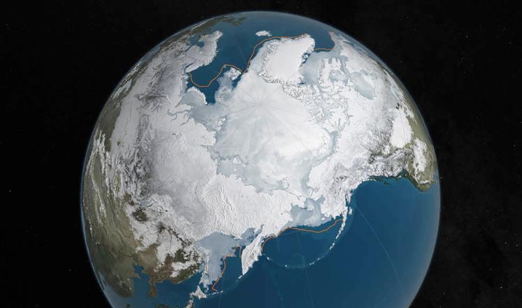 دفء الشتاء في القطب الشمالي يقلق العلماء