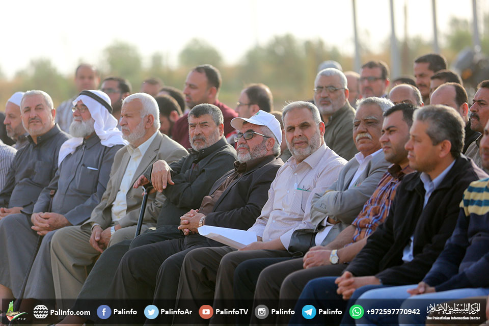 احتفال في ذكرى الرنتيسي بخيام العودة شرق غزة