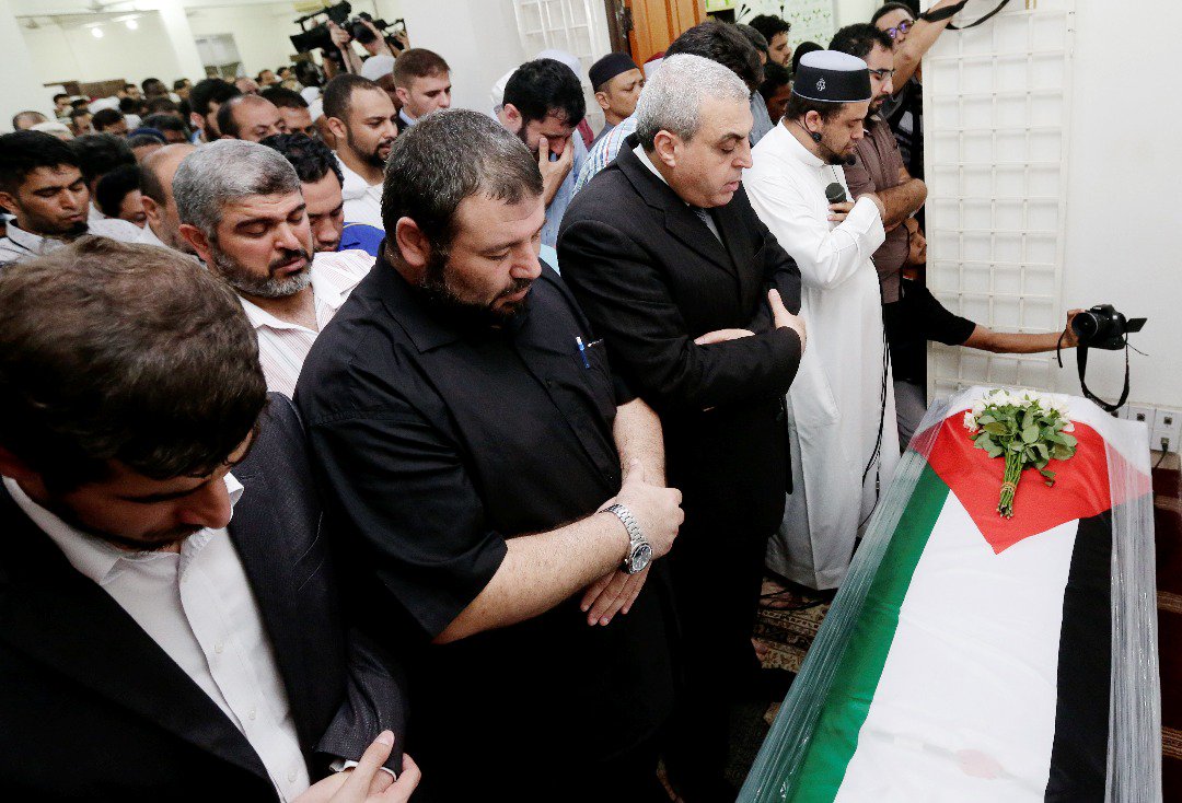 مراسم رسمية وشعبية لاستقبال جثمان العالم البطش في غزة