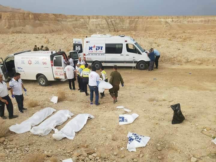 مقتل 9 إسرائيليين وفقدان آخرين جرفتهم السيول في النقب