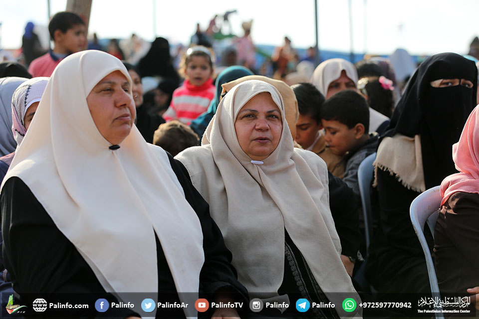 حفل تأبين فادي البطش في مخيمات العودة شرق جباليا
