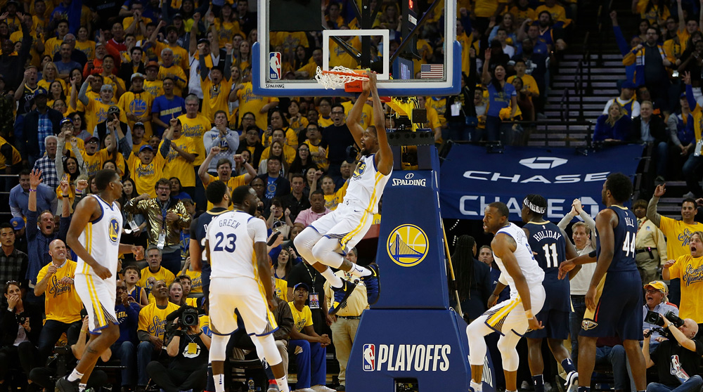 NBA .. غولدن ستايت يتفوق على نيو أورليانز وبوسطن يتأهل للدور الثاني