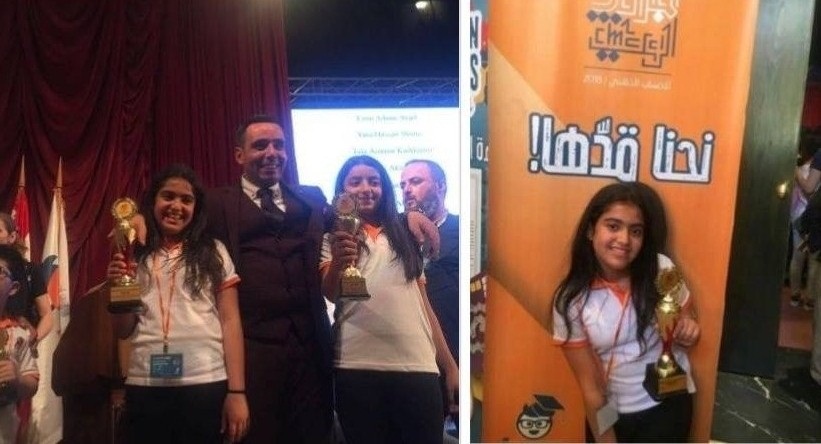 طالبة فلسطينية تحصد المركز الأول في لبنان بمسابقةٍ للحساب الذهني