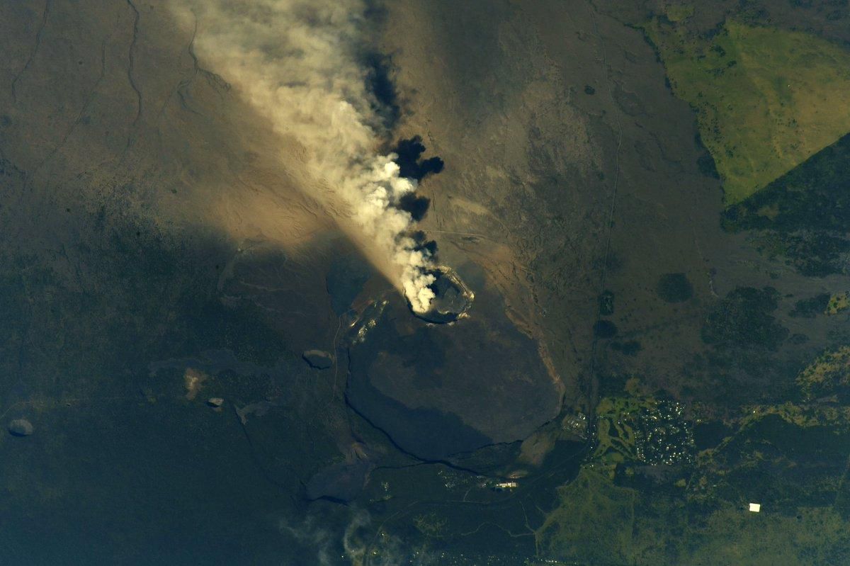 رائد فضاء بـناسا ينشر صورة لبركان كيلاوى ملتقطة من خارج الأرض
