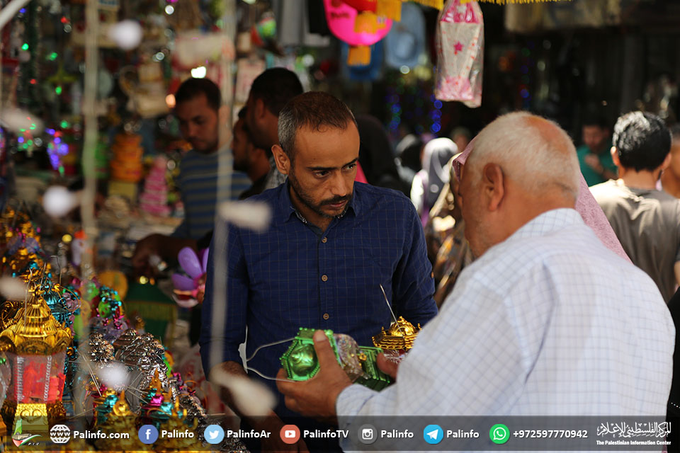 أجواء استقبال شهر رمضان في مدينة غزة