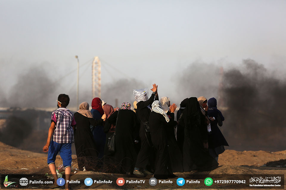 مشاهد من جمعة الوفاء للشهداء والجرحى شرق غزة