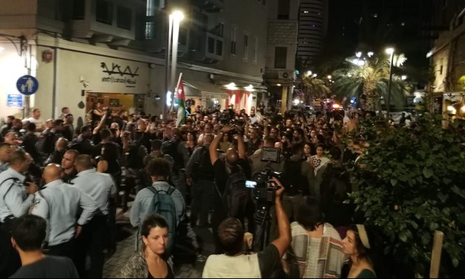أجواء حذرة في حيفا بعد قمع الاحتلال تظاهرة مناصرة لغزة