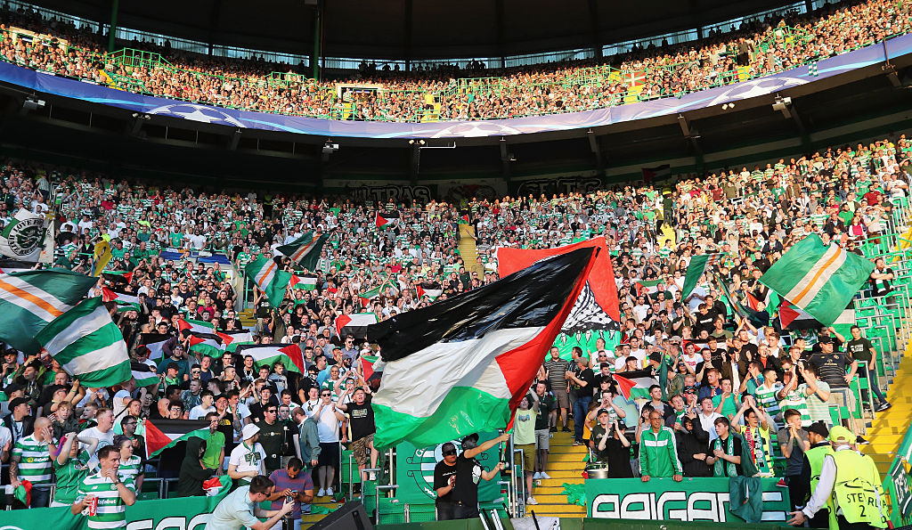 رابطة نادي سيلتك الاسكتلندي تتضامن مع فلسطين في ذكرى النكبة