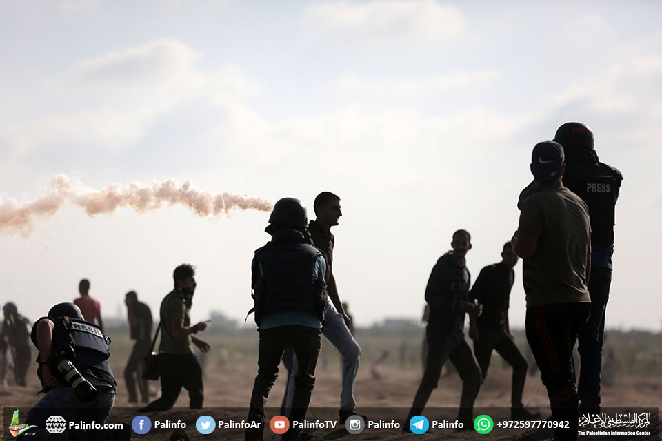 مواجهات شرق غزة في جمعة من غزة إلى حيفا