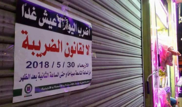 التضخم الشهري في الأردن يصعد 0.5 % خلال مايو الماضي