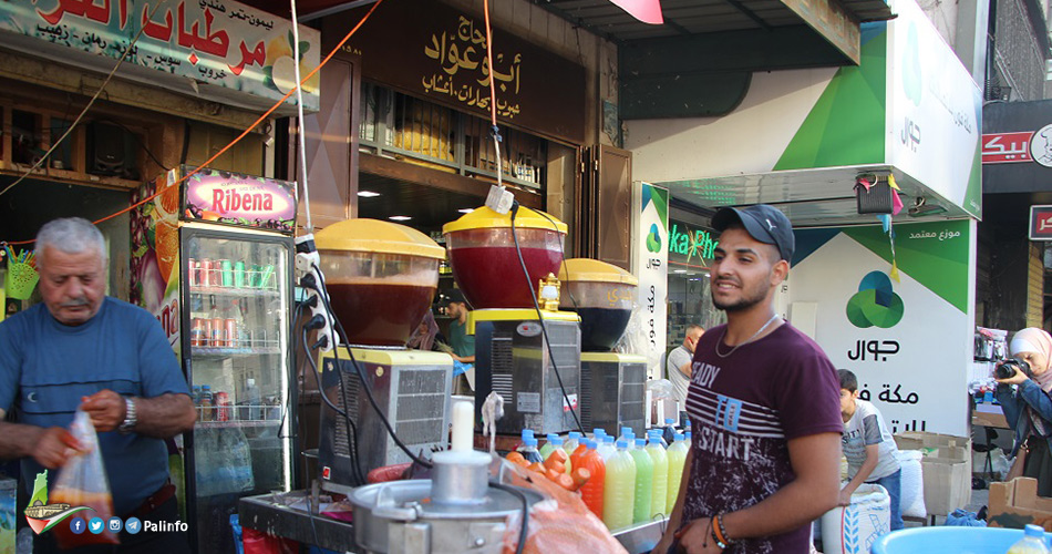 اسواق مدينة نابلس في السابع عشر من رمضان