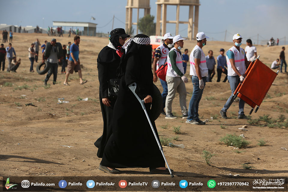 مشاهد من مسيرات العودة.. جمعة من غزة للضفة