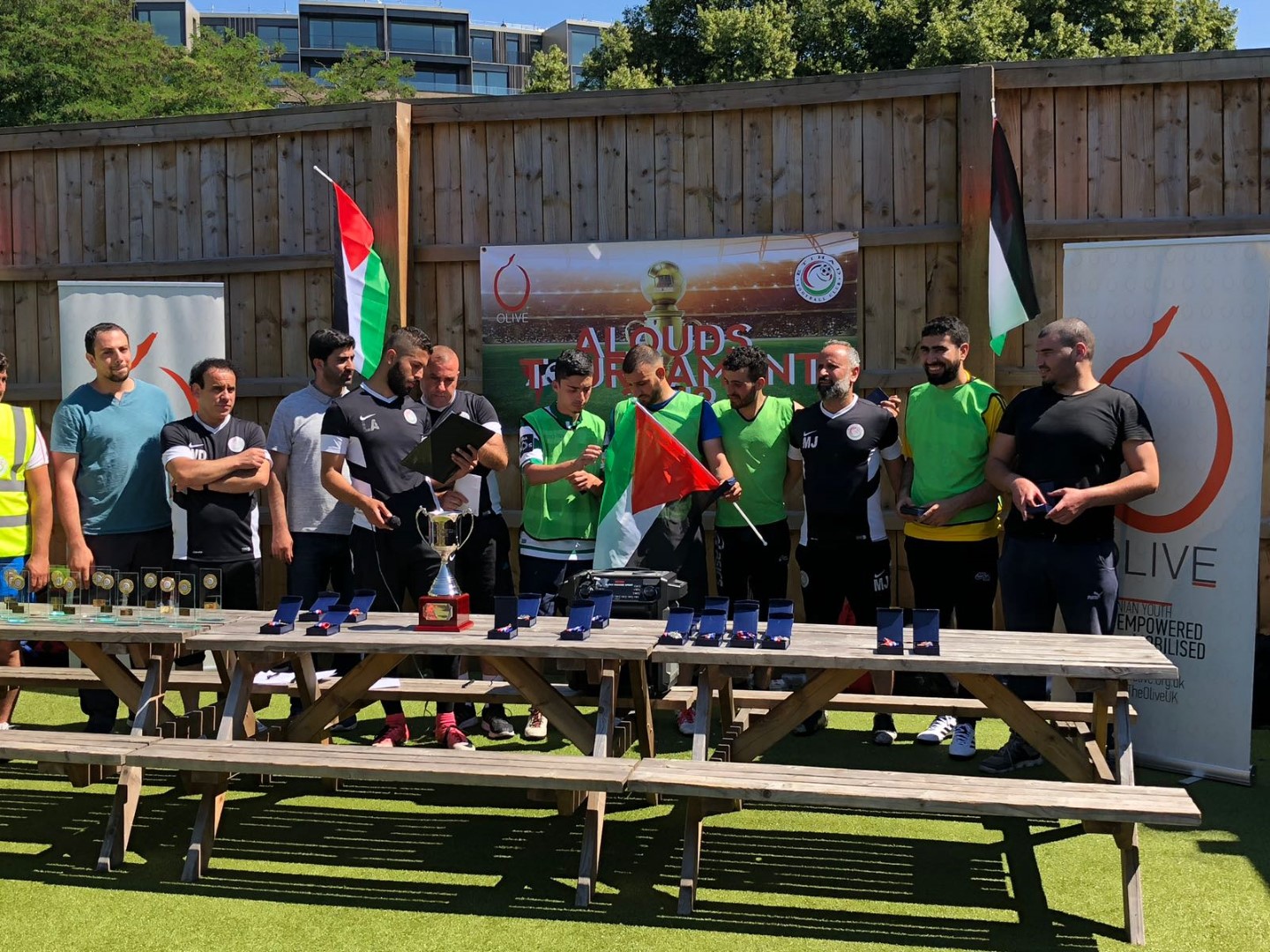 القدس حاضرة في بطولة رياضية للشباب الفلسطيني في بريطانيا