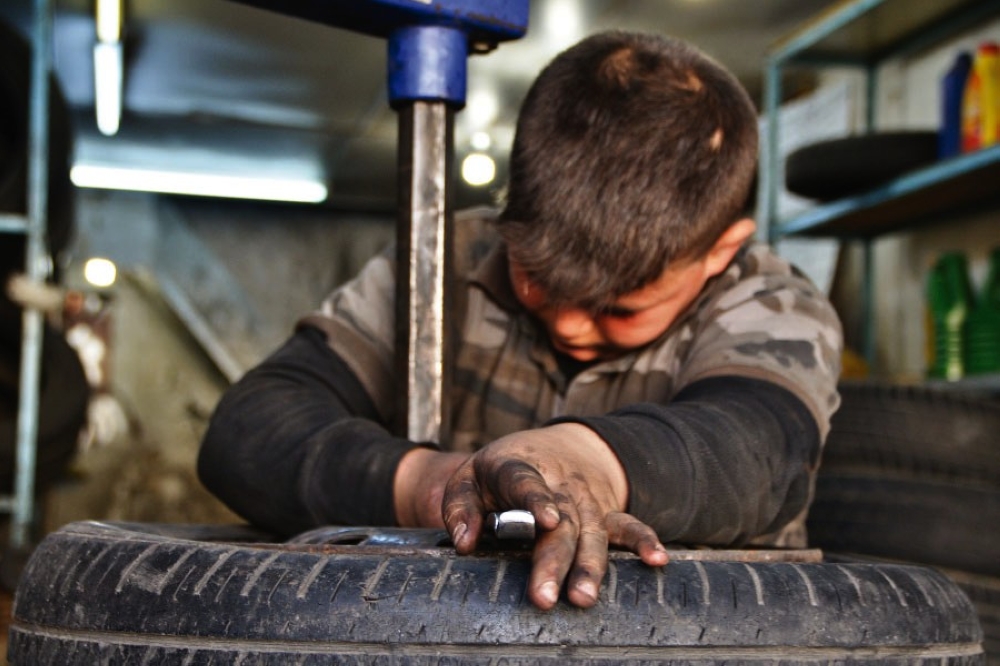 حملة للحد من عمالة الأطفال في جنين