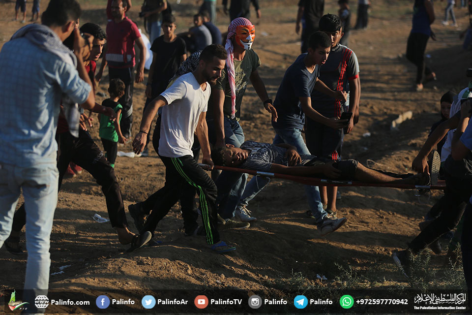 إصابات برصاص وغاز الاحتلال في مواجهات شمال غزة