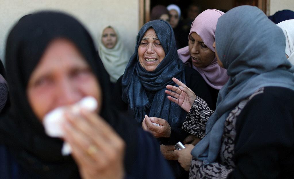 تشييع جثمان الشهيد كريم فطاير في دير البلح