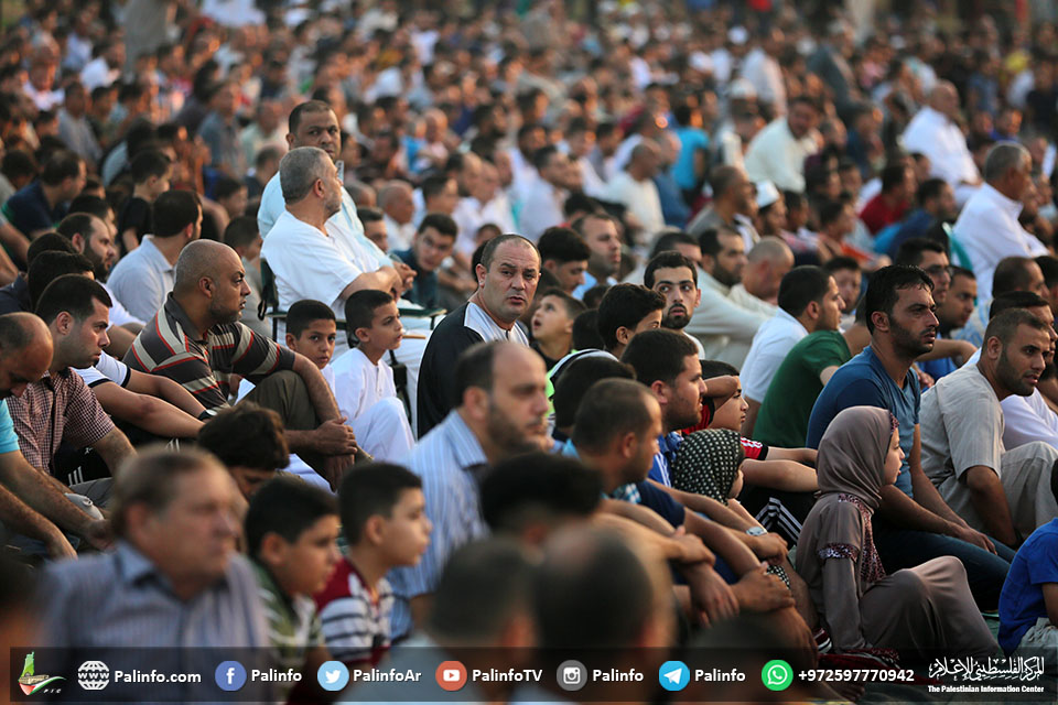 خطبة وصلاة عيد الأضحى المبارك في غزة