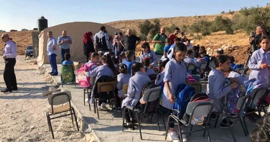 إخلاء مدرستين غربي نابلس بسبب مضايقات الاحتلال