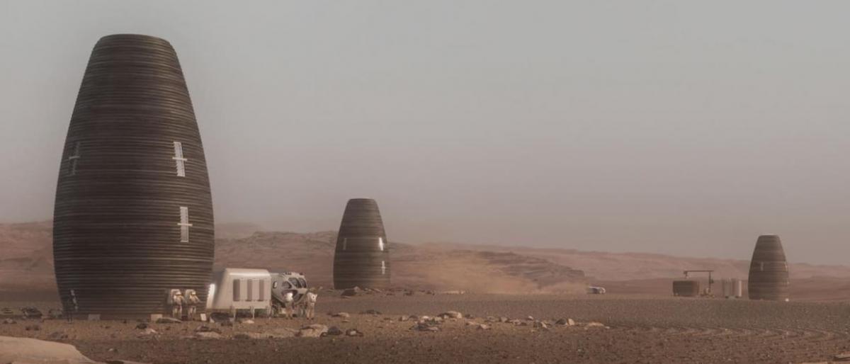 بيوت للبشر على كوكب المريخ