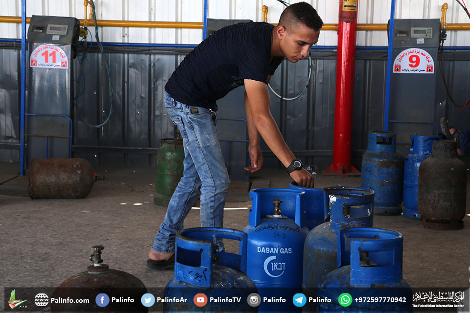 نفاد الغاز المنزلي من محطات غزة