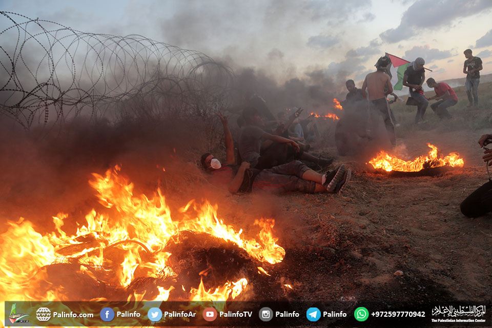 فعاليات جمعة المقاومة خيارنا شرق غزة