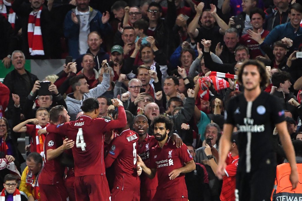 انتصارات لليفربول وأتلتيكو ودورتموند على سان جيرمان وموناكو وكلوب بروج