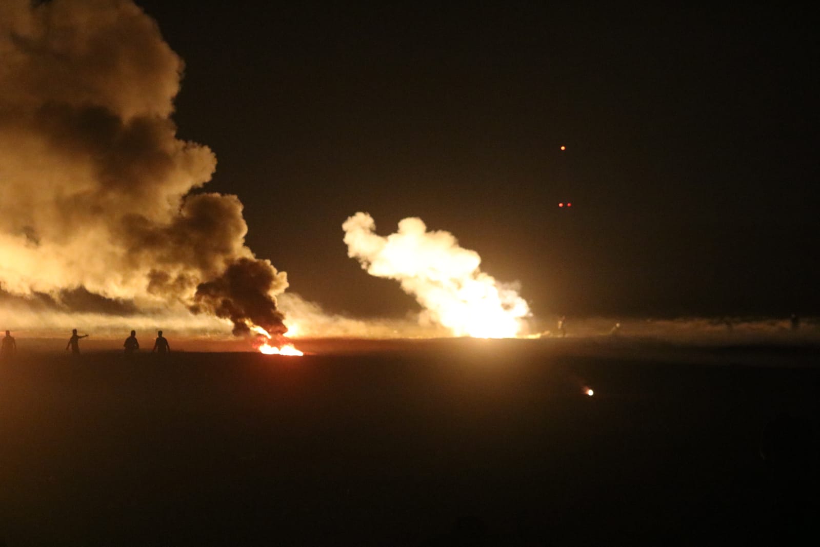 5 إصابات من وحدة الإرباك الليلي شرق قطاع غزة