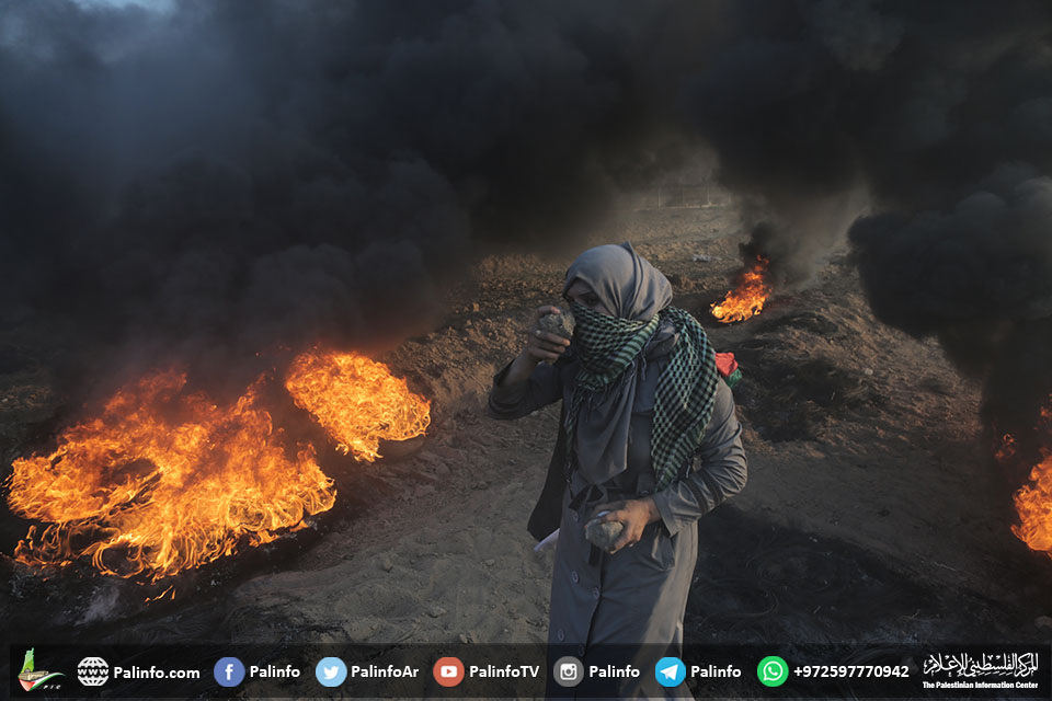 جمعة انتفاضة الأقصى شرق غزة