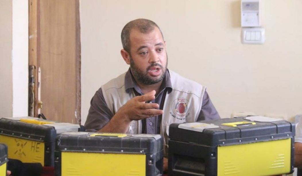 شهيد قسامي بانفجار عرضي بمقر الجوازات غرب غزة