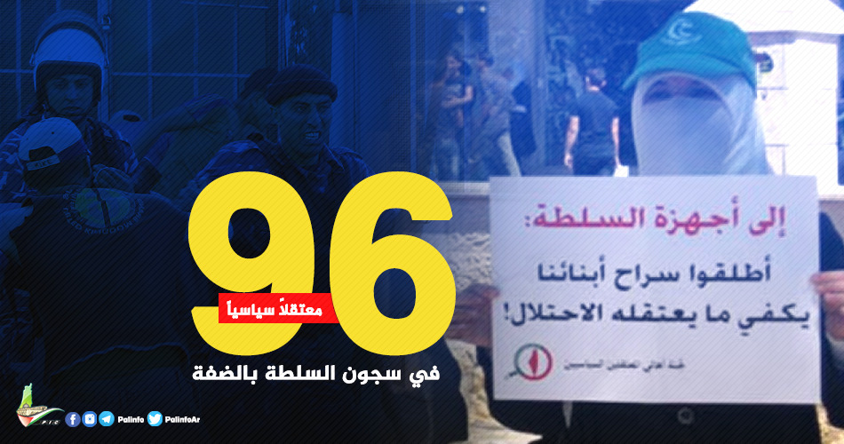 بالأسماء.. 96 معتقلًا سياسيًّا من حماس لدى السلطة