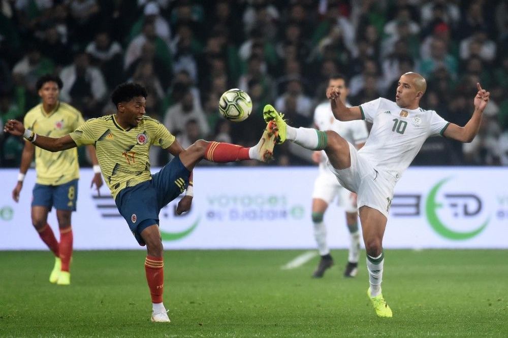 فوز الجزائر على كولومبيا وخسارة المغرب من الغابون وديًّا