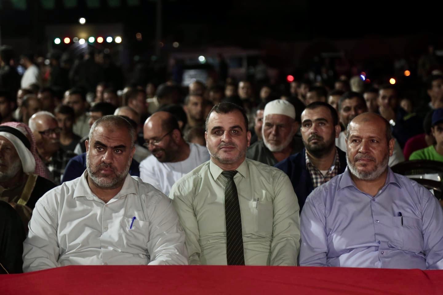 تأبين شهداء عائلة النجار في خانيونس
