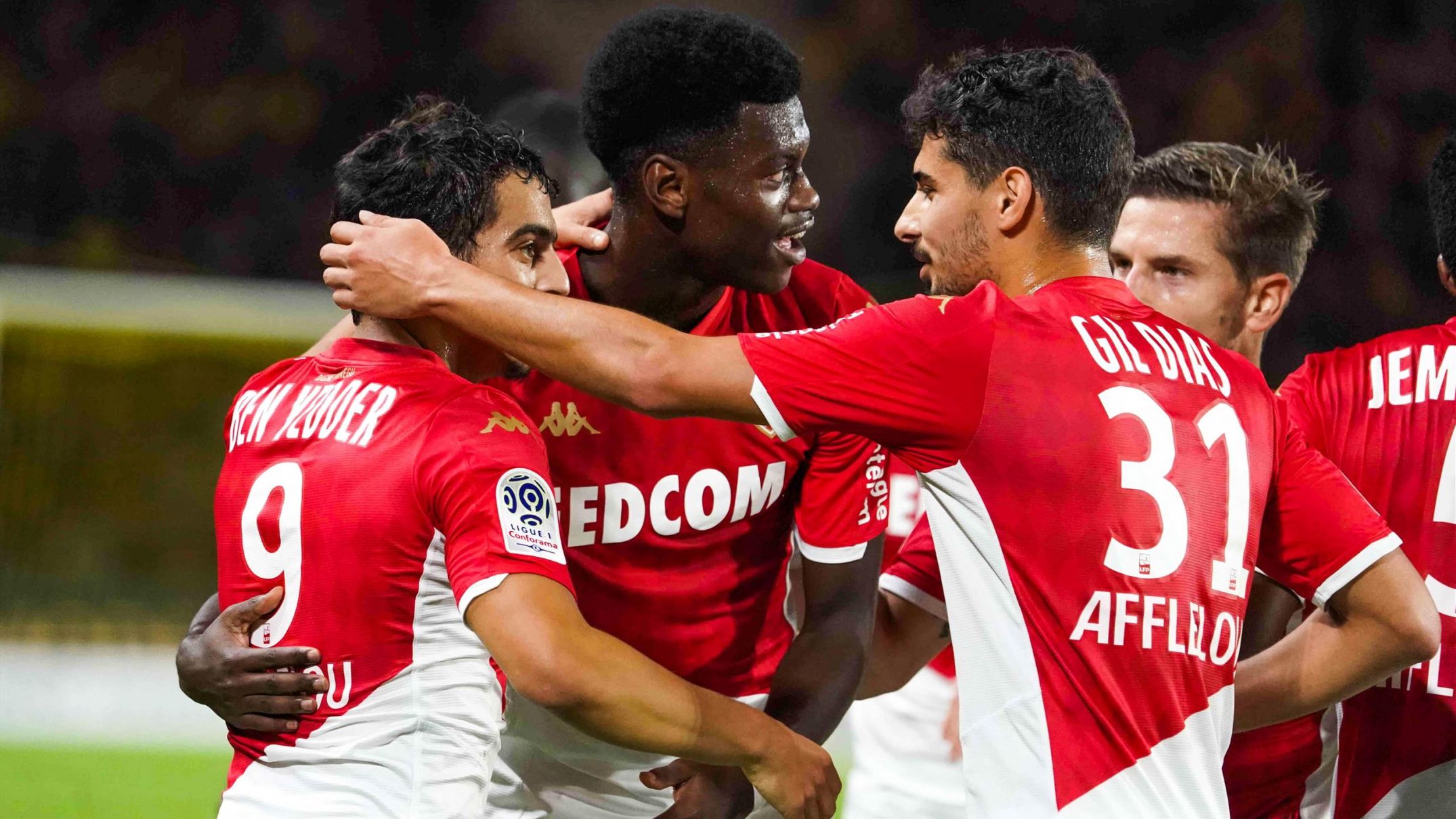 موناكو يتغلب على نانت في الدوري الفرنسي