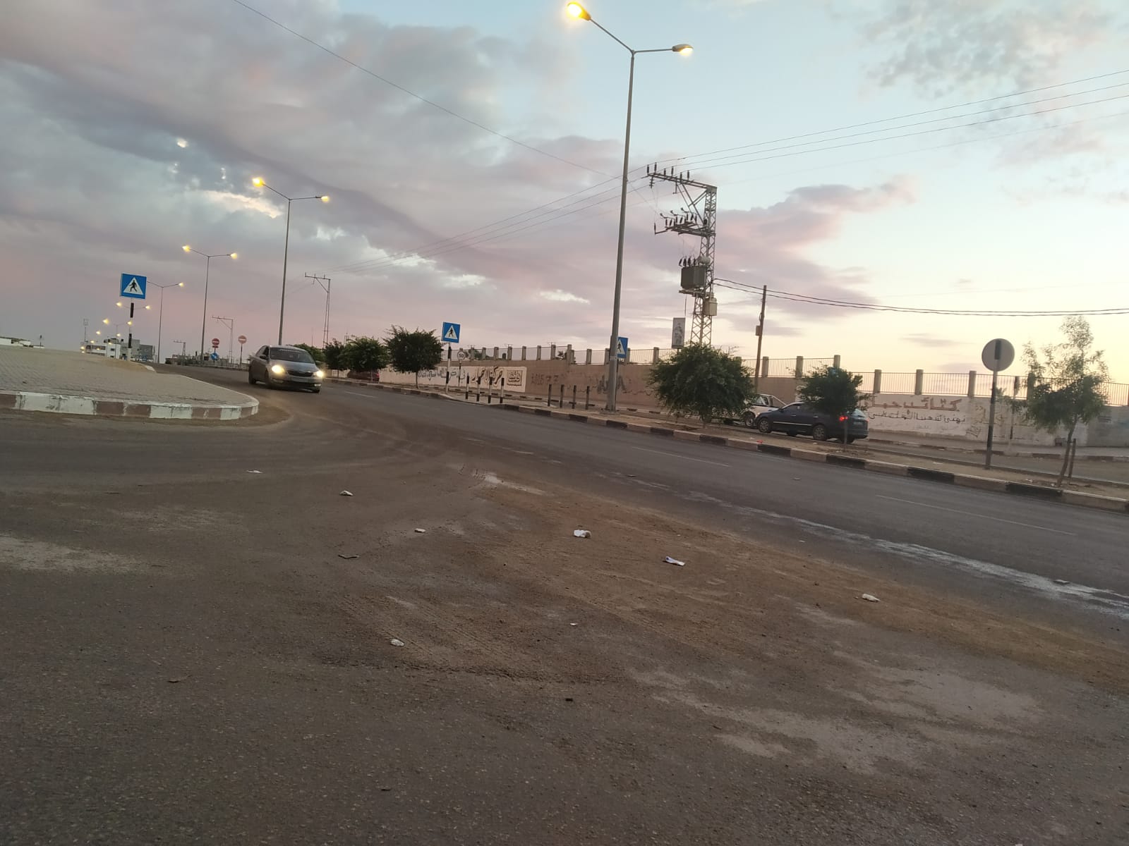 أجواء ماطرة في خانيونس