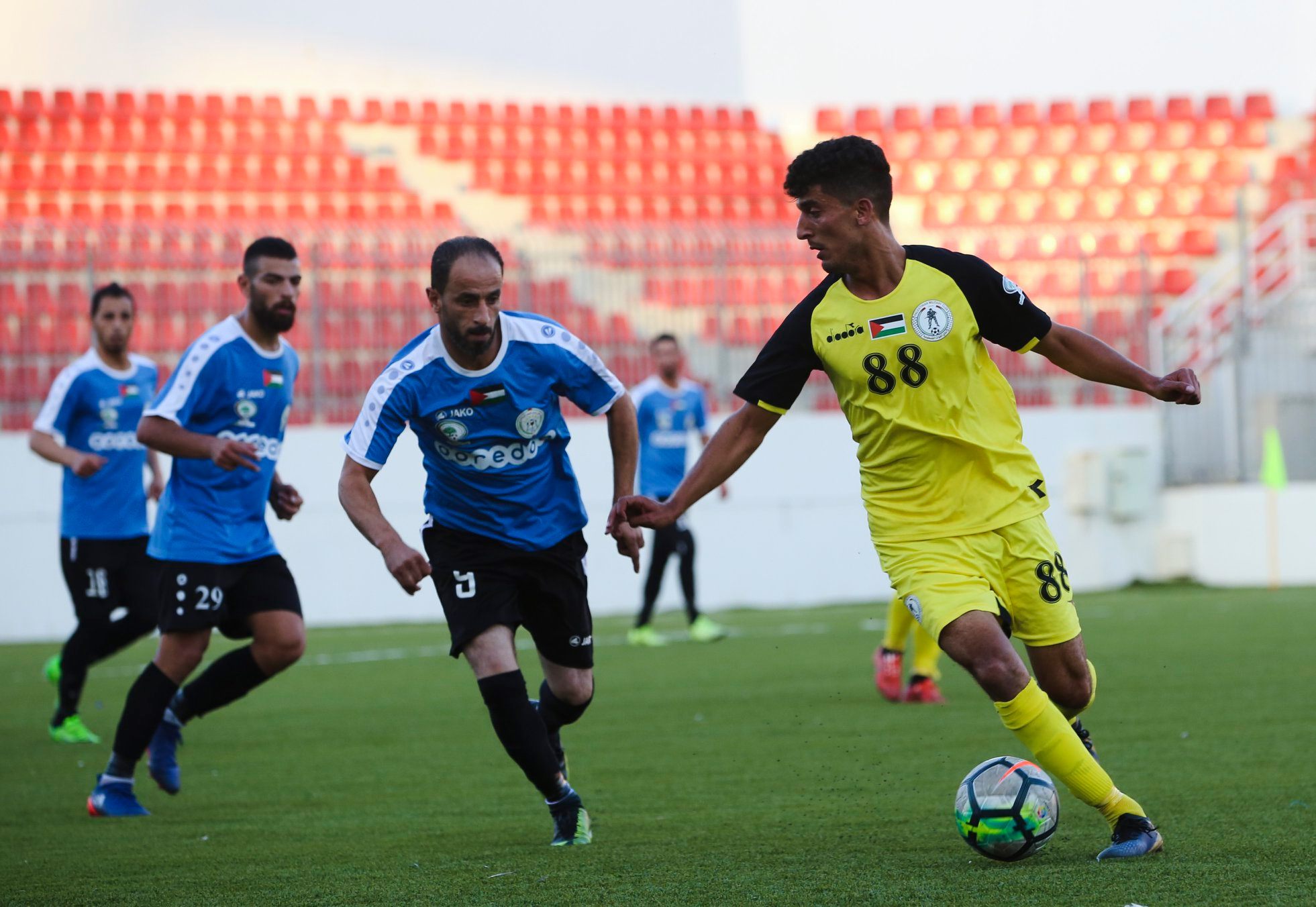 دوري المحترفين.. فوز ترجي واد النيص على القوات الفلسطينية