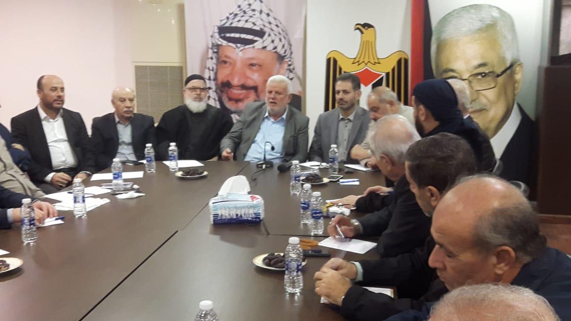 اجتماع لهيئة العمل الفلسطيني المشترك في لبنان