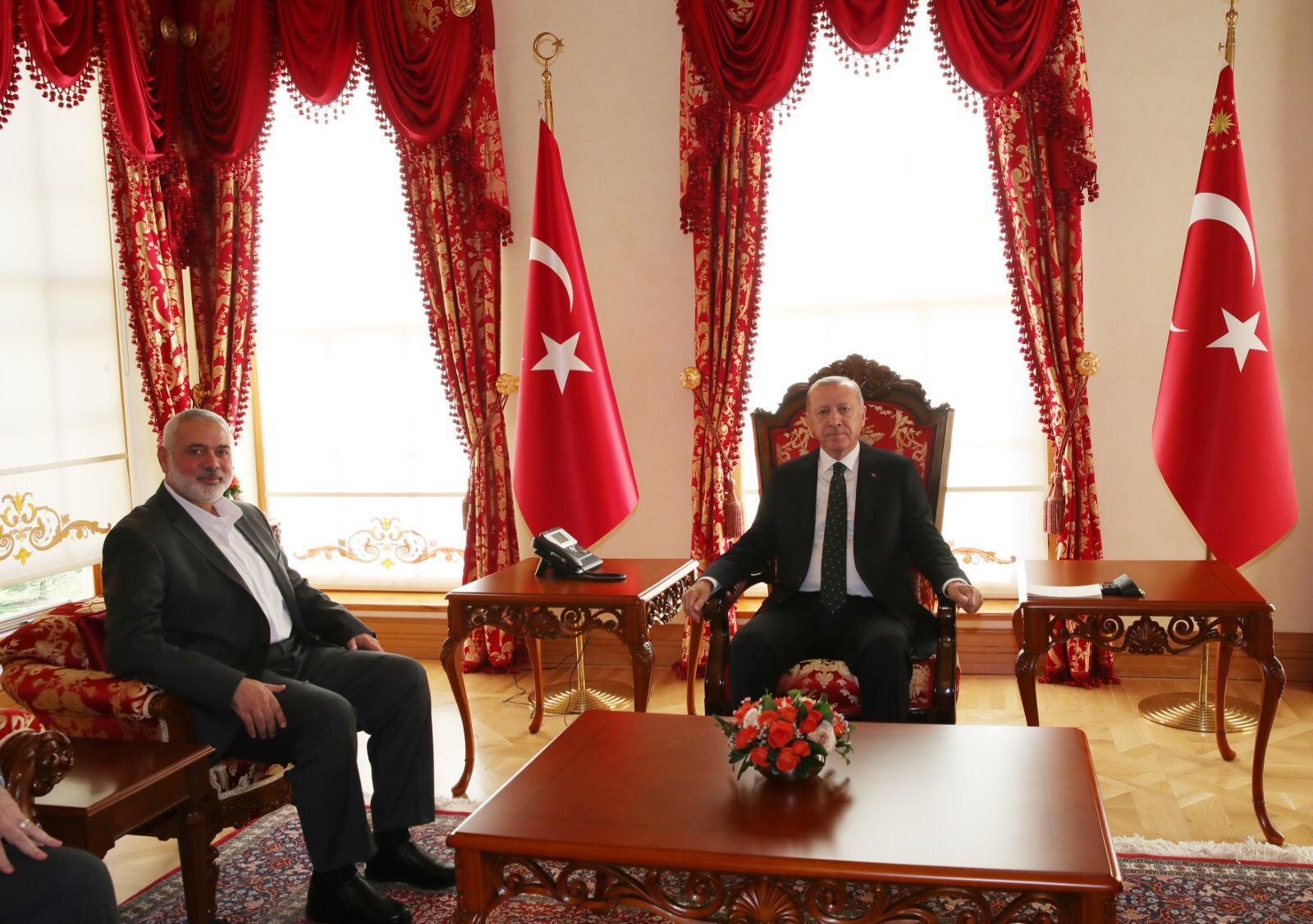 هنية يلتقي أردوغان .. قضية القدس والأقصى على طاولة الاجتماع