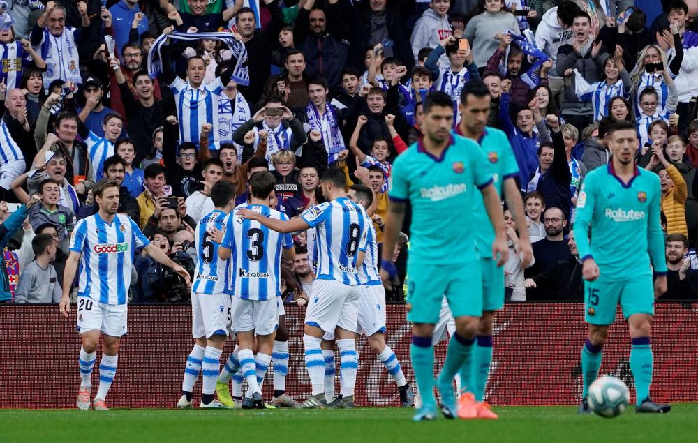 برشلونة يسقط في فخ التعادل أمام ريال سوسييداد