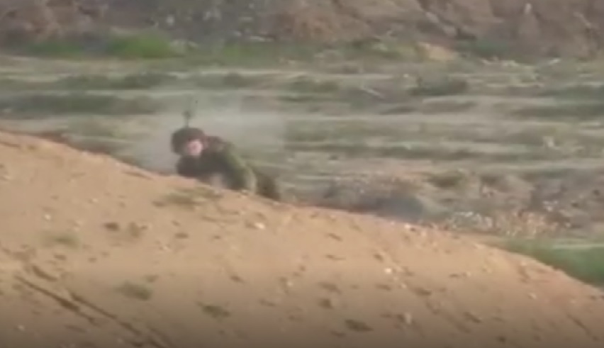 سرايا القدس تبث فيديو قنصها لضابط صهيوني على حدود غزة