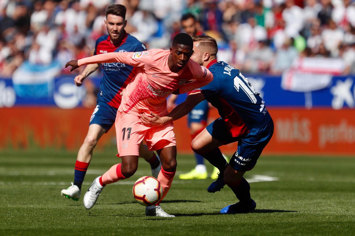 برشلونة يسقط في فخ التعادل أمام هويسكا