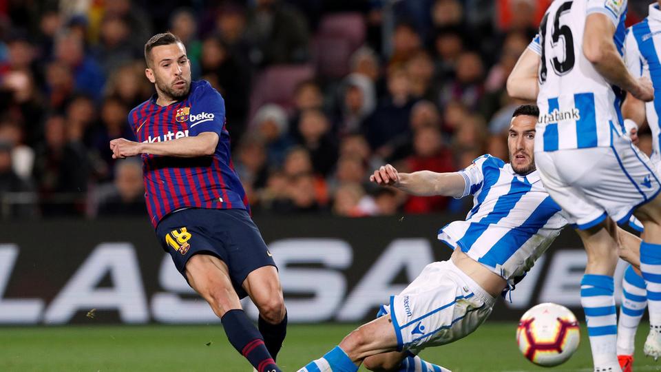 برشلونة يتغلب على ريال سوسييداد